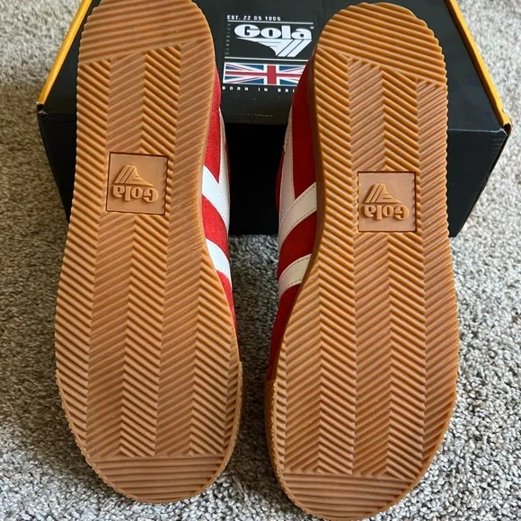 Gola Elan Red and White Sneakers - Women’s Suze 9 - Picture 6 of 8